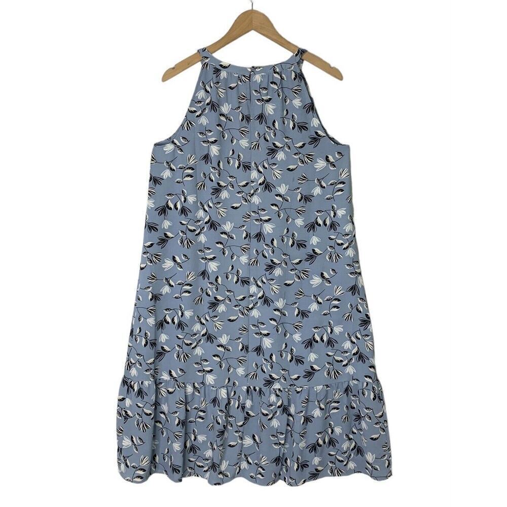 J. Jill Sky Blue Breeze Flounce Hem Maxi Dress Women Size M NWT $119 - Picture 14 of 15